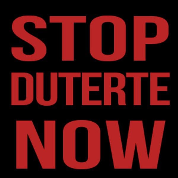 #StopDuterteNow - Campaña global