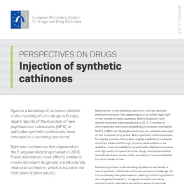 Injection of synthetic cathinones in Europe