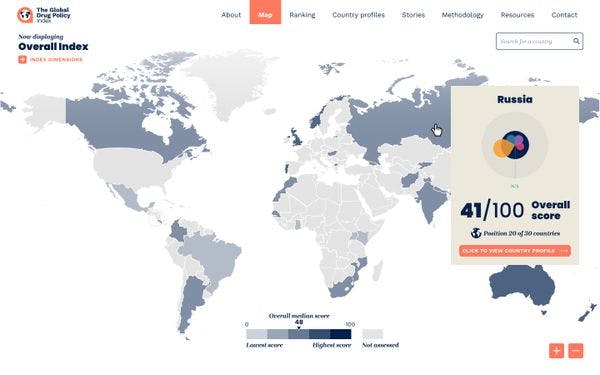 Most countries fail drug policy test according to new Index