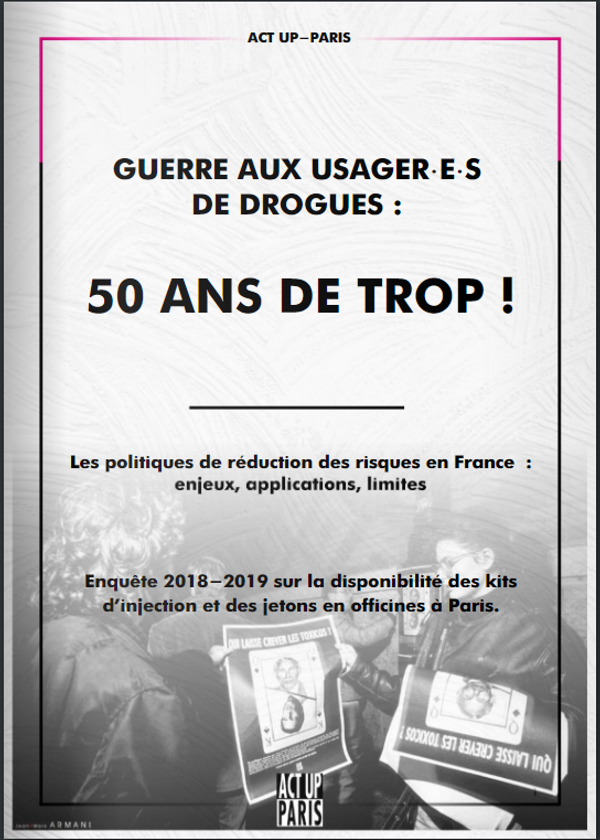 Guerre aux usager.e.s de drogues : 50 ans de trop !