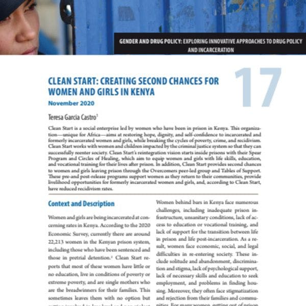 Clean Start: Creating second chances for women and girls in Kenya