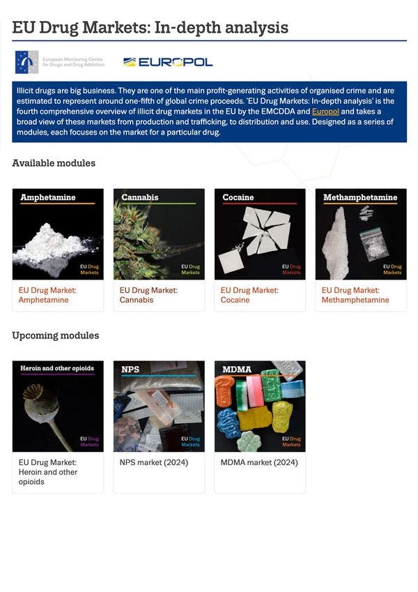 Marchés des drogues de l'UE : Analyse approfondie