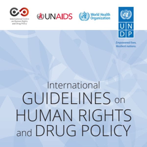 International guidelines on human rights and drug policy