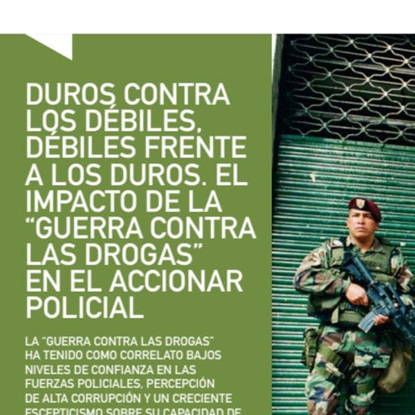 Guerra contra las drogas en el accionar policial