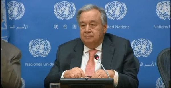 António Guterres (Secrétaire général des Nations Unies) discute de la dépénalisation au Portugal