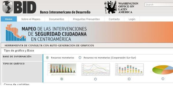 Launch of the mapping of internationally-funded citizen security projects in Central America