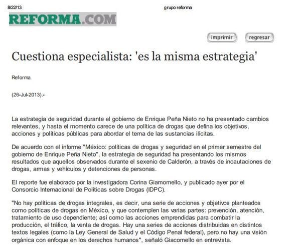 Cuestiona especialista: 'es la misma estrategia'