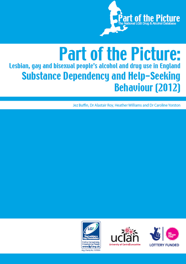 Part of the picture: Lesbian, gay and bisexual people's alcohol and drug use in England