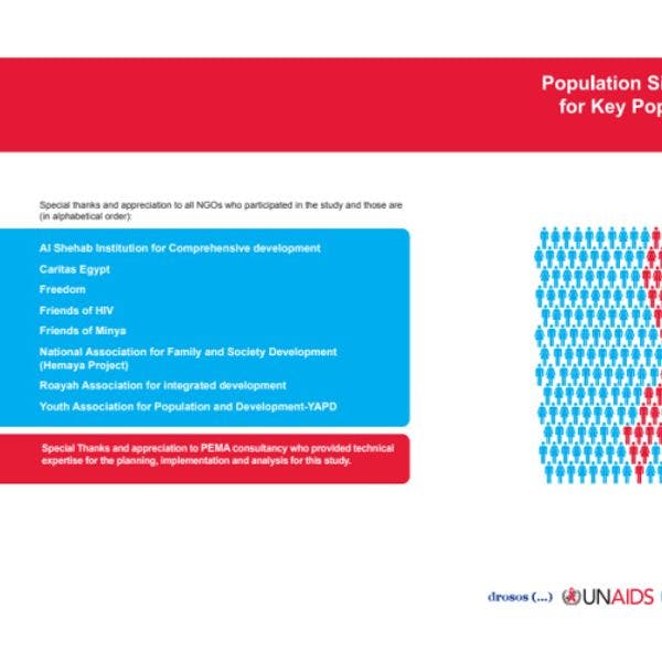 Population size estimation study for key populations in Egypt 2014