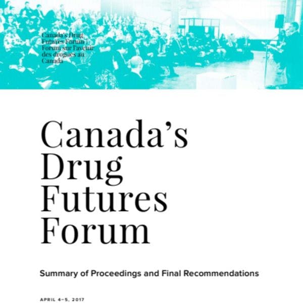 Canada’s Drug Futures Forum report