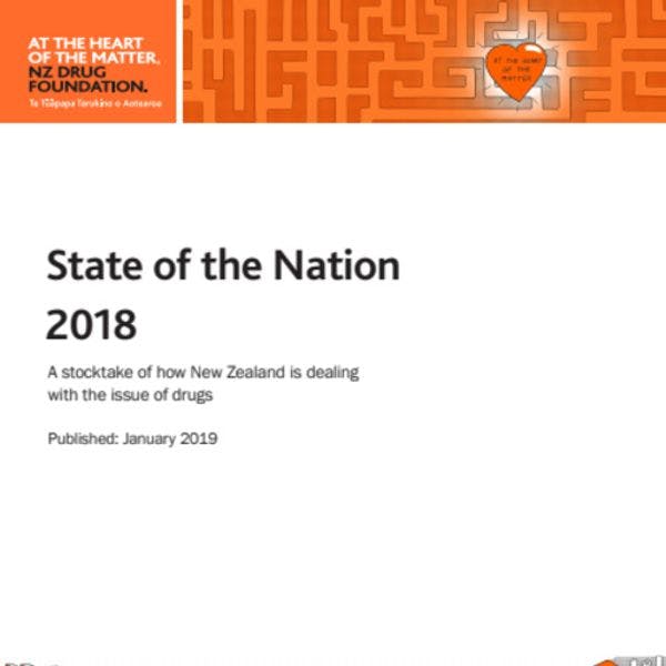 Informe sobre el Estado de la Nación 2018 de New Zealand Drug Foundation