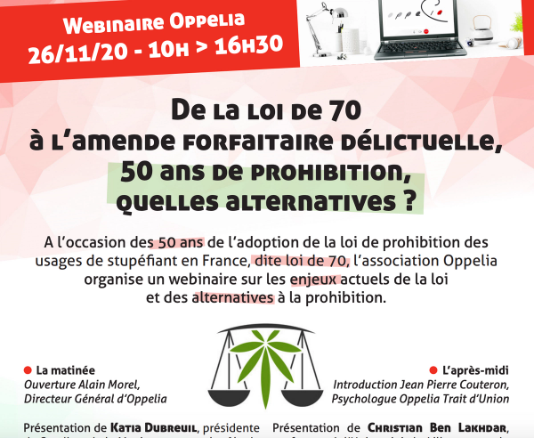 De la loi de 70 à l’amende forfaitaire délictuelle, 50 ans de prohibition, quelles alternatives ?