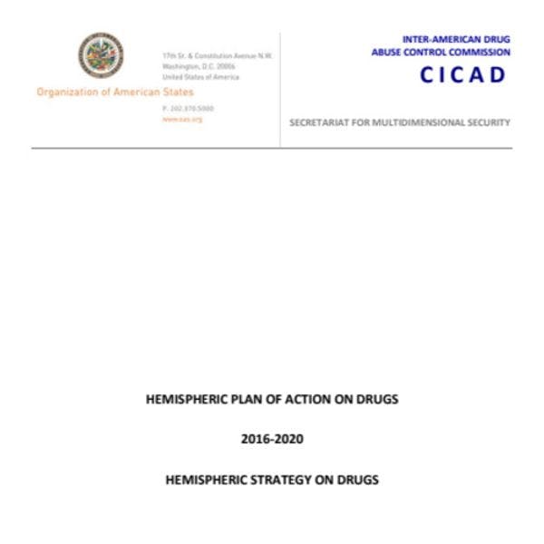 Hemispheric Plan of Action on Drugs 2016-2020