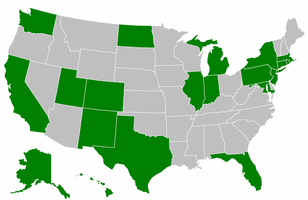 Good Samaritan overdose prevention laws map