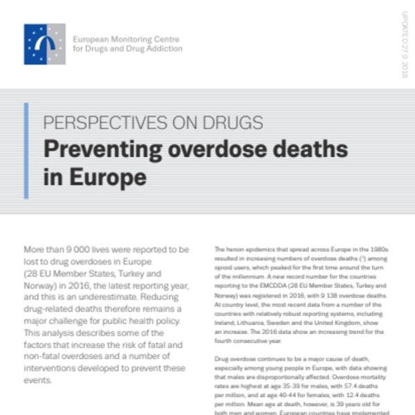 Preventing overdose deaths in Europe