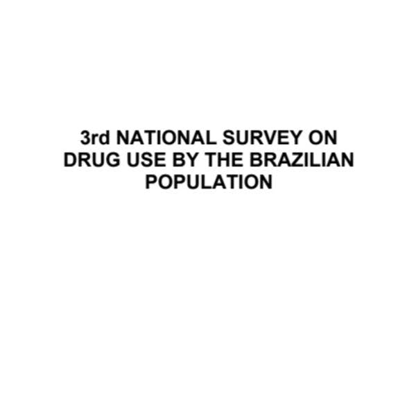 3ème sondage national sur l’usage de drogue au sein de la population brésilienne