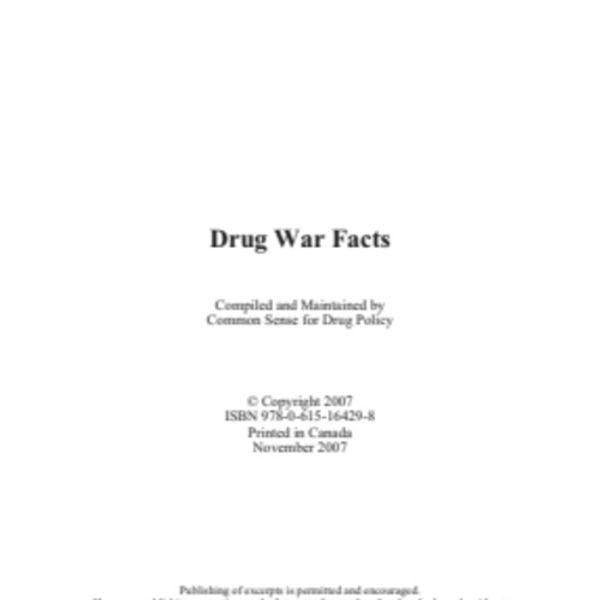 Drug war facts