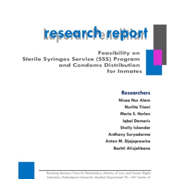 Etude sur la possibilité de programmes de distribution de seringues stériles et de préservatifs pour les détenus