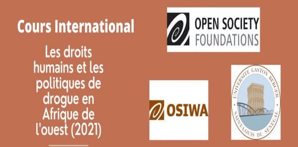 Cours international en ligne: Droits humains et politiques de drogue en Afrique